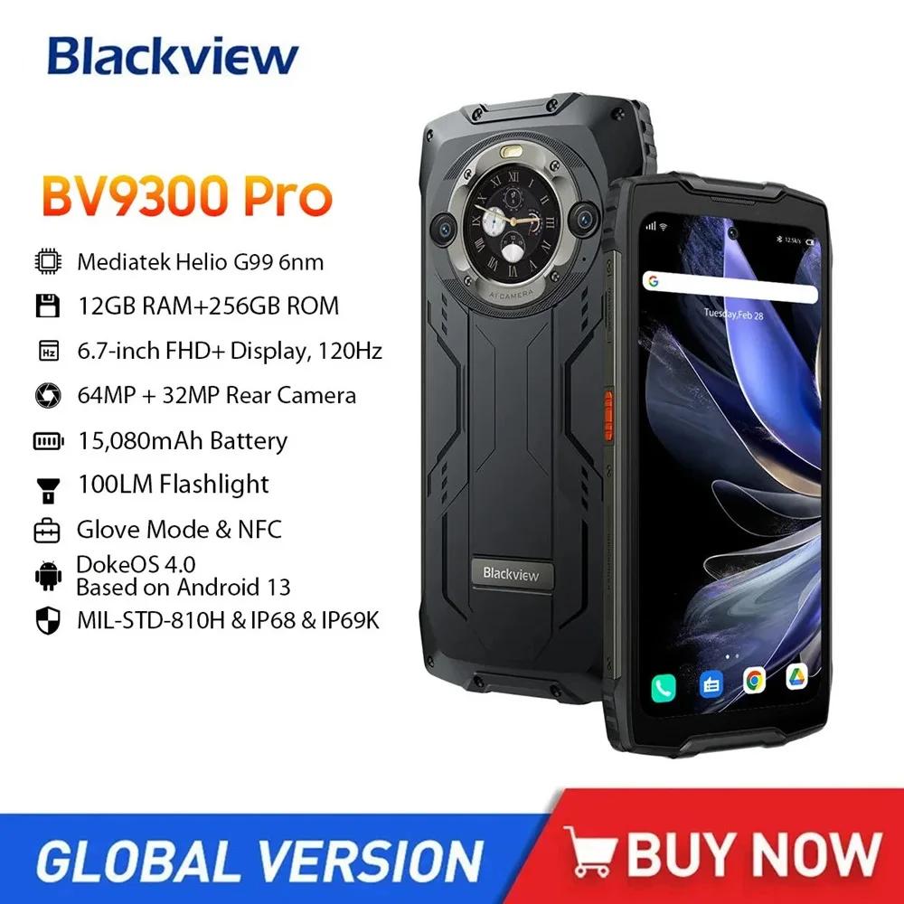 Blackview BV9300  ߰ Ʈ, Ÿ ھ, 12GB + 256GB, 6.7 ġ, ȵ̵ 13 ޴, 64MP ī޶, 15080mAh, 33W  